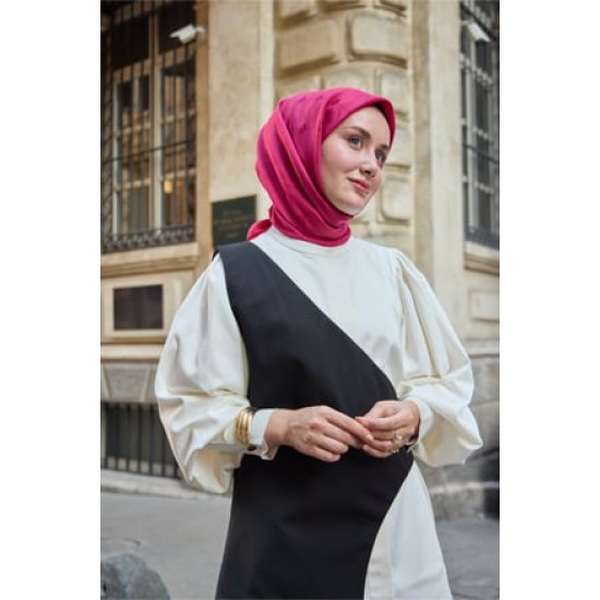 Monogram Pamuk İpek Eşarp 130001-03