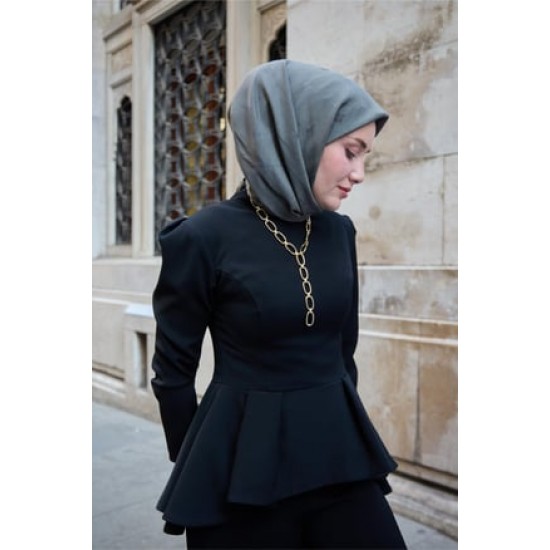 Monogram Pamuk İpek Eşarp 130001-07