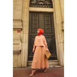 Monogram Pamuk İpek Eşarp 130001-11