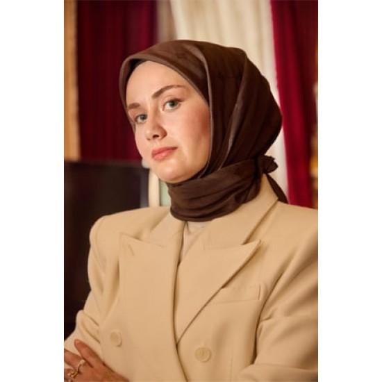 Monogram Pamuk İpek Eşarp 130001-23